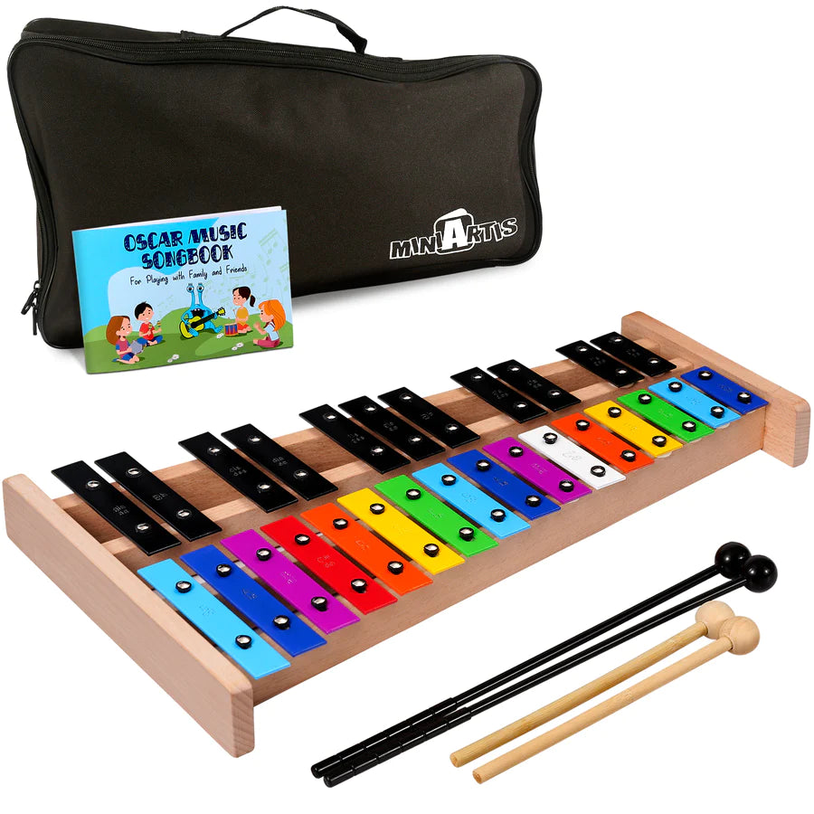 Glockenspiel Xylophone 27 குறிப்பு வண்ணமயமானதுGlockenspiel Xylophone 27 குறிப்பு வண்ணமயமானது  