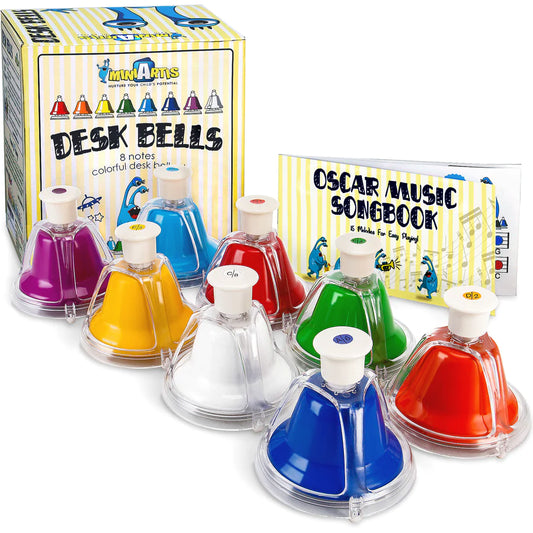 Rainbow Desk Bells Set (With Protection)