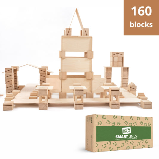 Construction Blocks SMART LINES 160 pcs