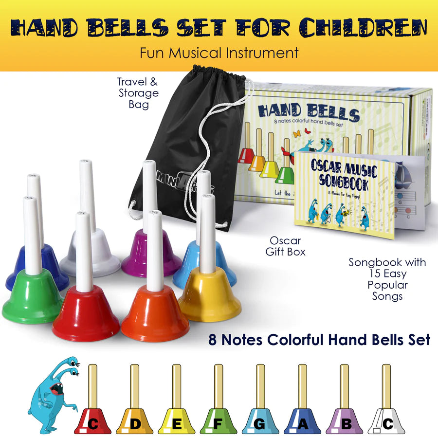 Colorful Handbells Set