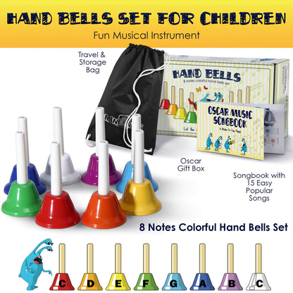 Colorful Handbells Set