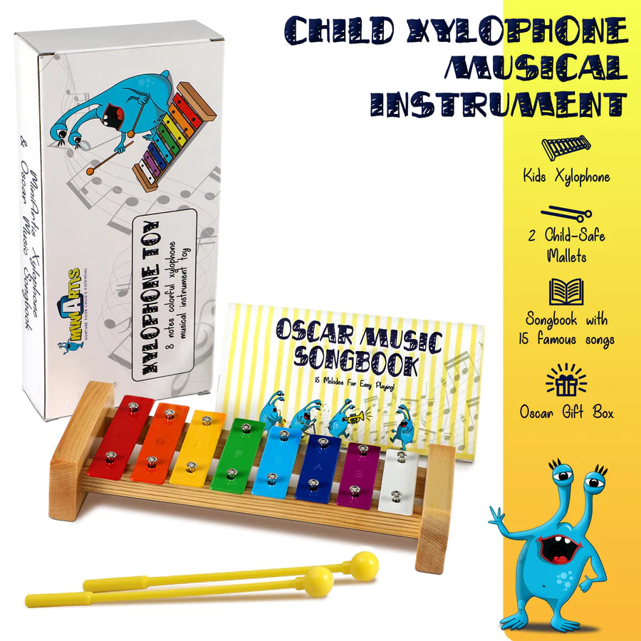 Wooden Xylophone for Kids and Toddlers