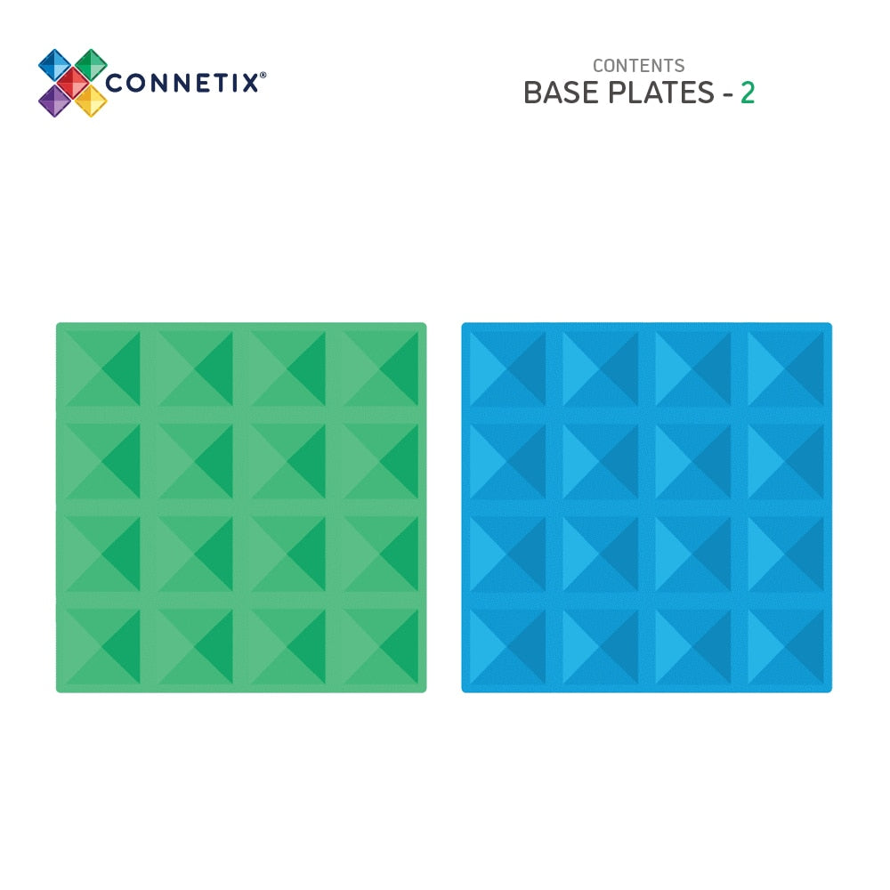 Rainbow Blue & Green Base Plate 2 pc