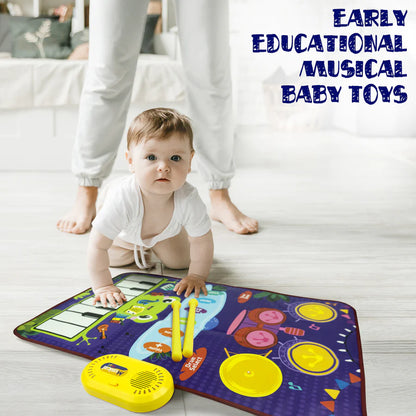 2 in 1 Musical Mat for Toddlers