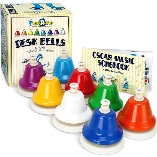 Rainbow Desk Bells Set