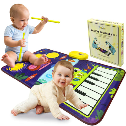 2 in 1 Musical Mat for Toddlers